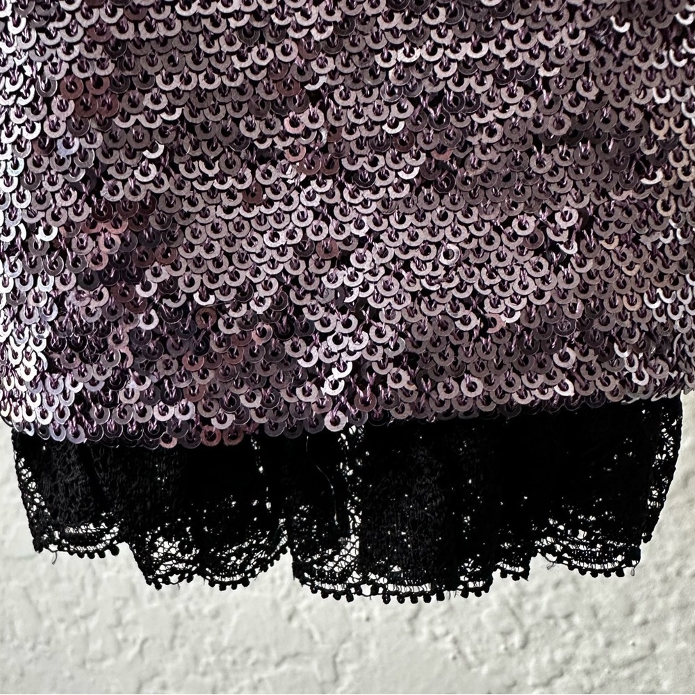 New with tags PHILOSOPHY DI LORENZO SERAFINI Metallic Sequin Top Size:4 - Picture 10 of 13